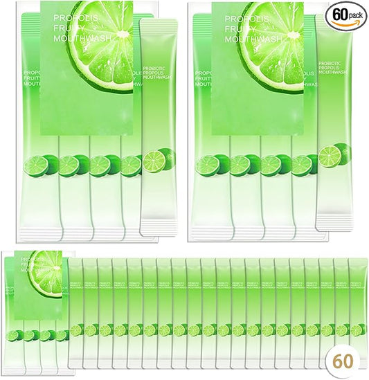 60PCS Travel Size Mouthwash,Portable Mini Mouthwash,Long-Lasting Freshness Travel Mouth Wash for Oral Care A19