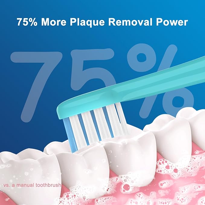 Kids Replacement Heads Compatible with Philips Sonicare Kids Electric Toothbrush, Extra Soft Bristles, Mini Replacement Brush Heads for Ages 3 to 12, Sensitive Toothbrush Heads, Pack of 8,