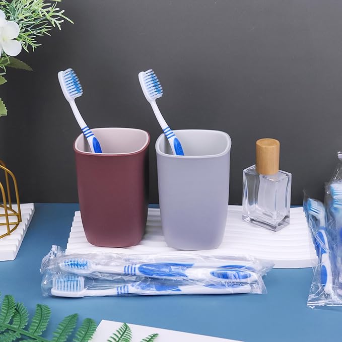 500 Prepasted Disposable Toothbrushes Individually Wrapped Pre Pasted Toothbrushes Soft Bristle Travel Tooth Brush Single Use Wrapped for Hotel, Camping, Travel and Gift for The Homeless