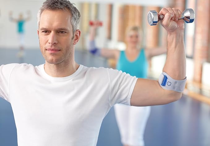 Bauerfeind - EpiPoint - Elbow Strap - Stabilizing Supports for Elbow Pain, Swelling and Injury, Tendon Pain Relief for Tennis & Golfer's Elbow, Muscle Irritation and Inflammation