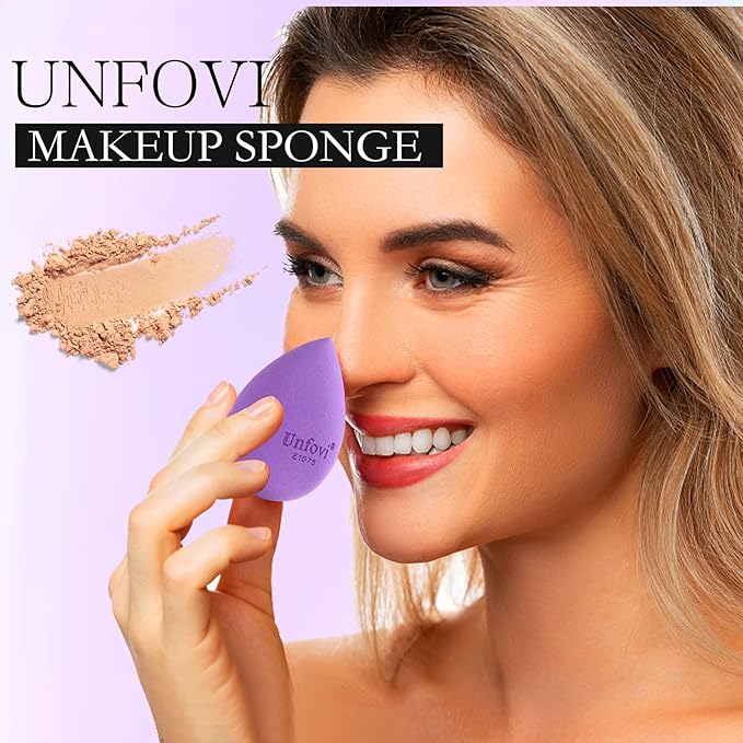Multicolor Makeup Sponges Set, 7Pcs Ultra-soft and Latex Free Makeup Sponge for Foundation, Drop Shape Beauty Cosmetic Blender For Powder Cream and Liquid, Super Soft Wonder Cosmetic Applicator