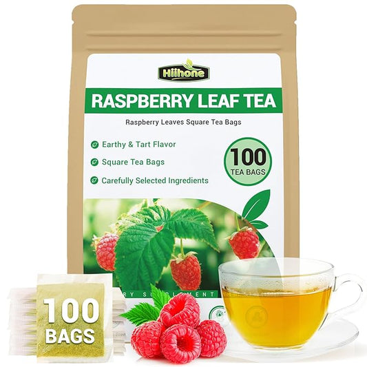 Raspberry Leaf Herbal Tea - 100 Teabags