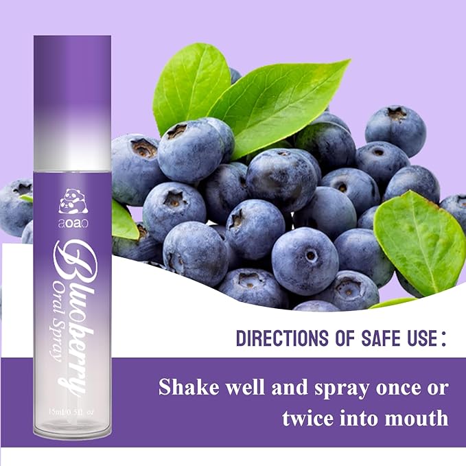 Oral Spray for Adults, Mouth Freshening Spray, Portable Peppermint Oral Freshener, Alcohol & Fluoride-Free Oral Care Mouth Spray, Travel, Dates, Office, Dry & Bad Breath,0.5fl.oz (Pink/Purple/Blue)
