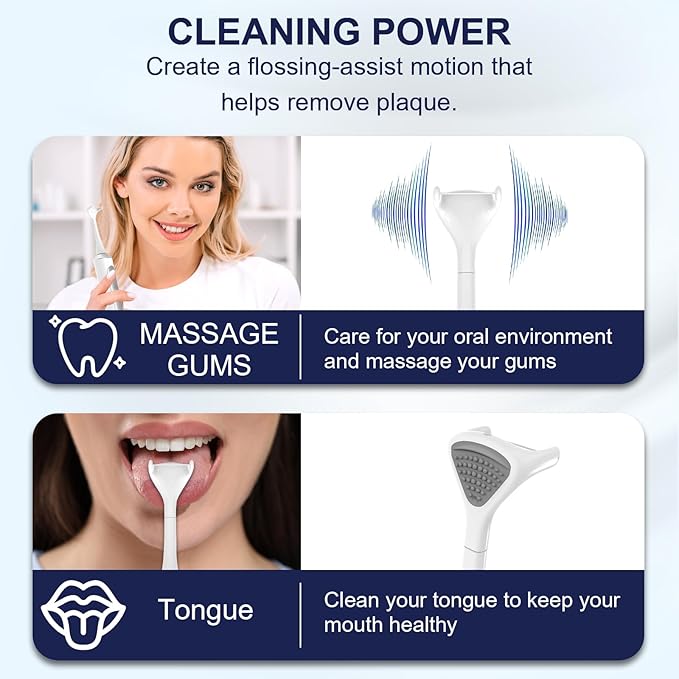 Electric Flosser with Replaceable Floss Picks (0.35 Foot (Pack of 1))