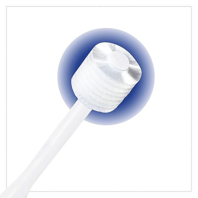 Brilliant Oral Care Expectant Mom Toothbrush, a Pregnancy Must Have with Gentle, Extra Soft Bristles, Round Head for Sensitive Teeth and Gums, White, 1 Pack