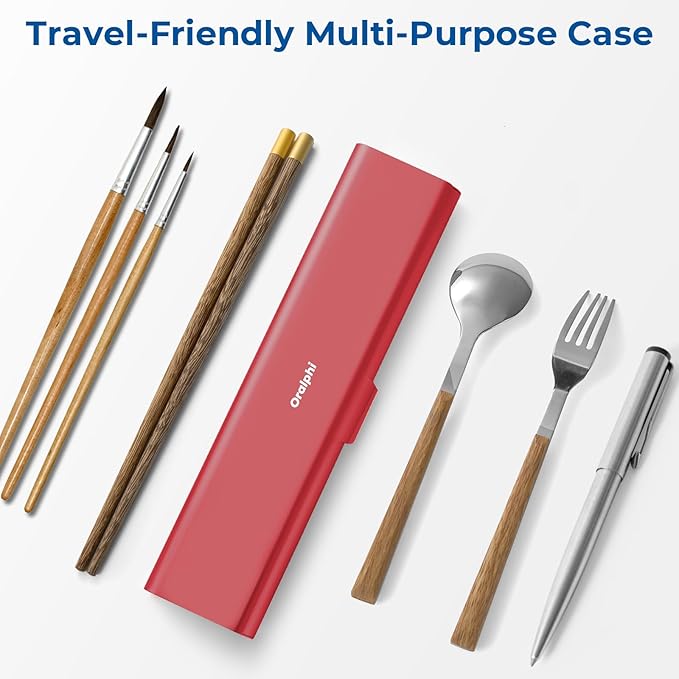 Wider Aluminum Toothbrush Travel Case, Portable Travel Toothbrush Holder, Durable Manual Toothbrush Box Container for Traveling, Bathroom, Camping, Business Trip-Not for 0.85oz Toothpaste, Red
