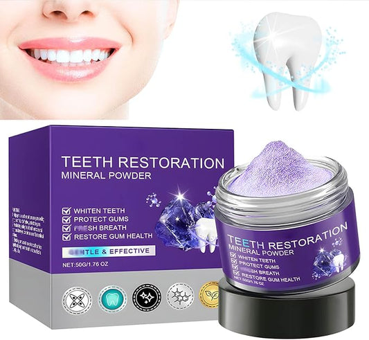 Teeth Restoration Mineral Powder, Oral & Teeth Care Mineral Powder, Effective in Strengthening Tooth and Gums