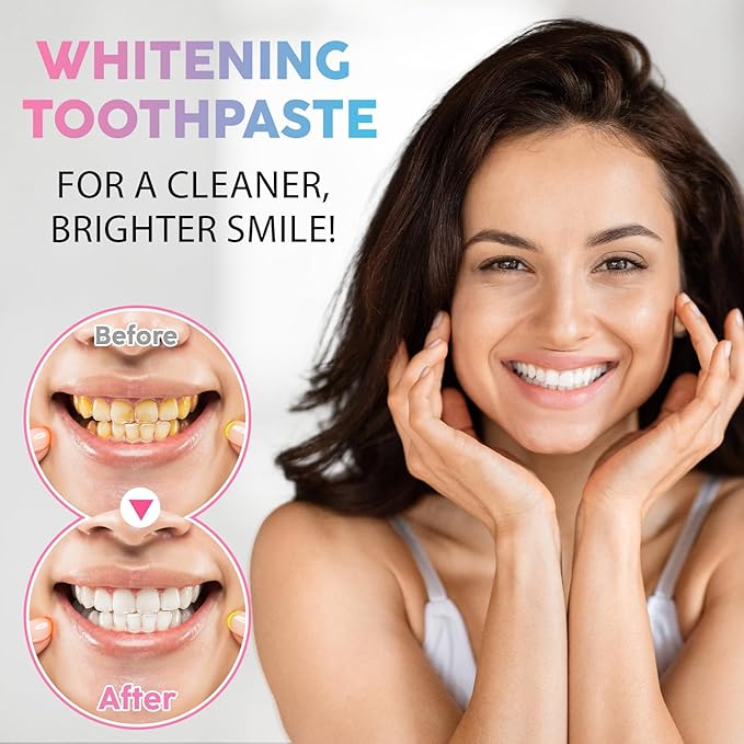 Niacinamide Whitening Toothpaste, Complete Care Toothpaste，Remove Tartar,Remove Tooth Stains,Protects Tooth Enamel,Fresh Breath,3.8oz (Pack of 1)
