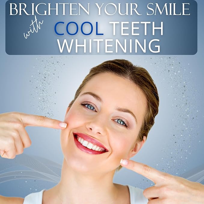 Teeth Whitening Kit 10 Syringes Strongest 44% Carbamide Peroxide Vegan Teeth Whitening Gel, Light and Teeth Bleaching Trays Included