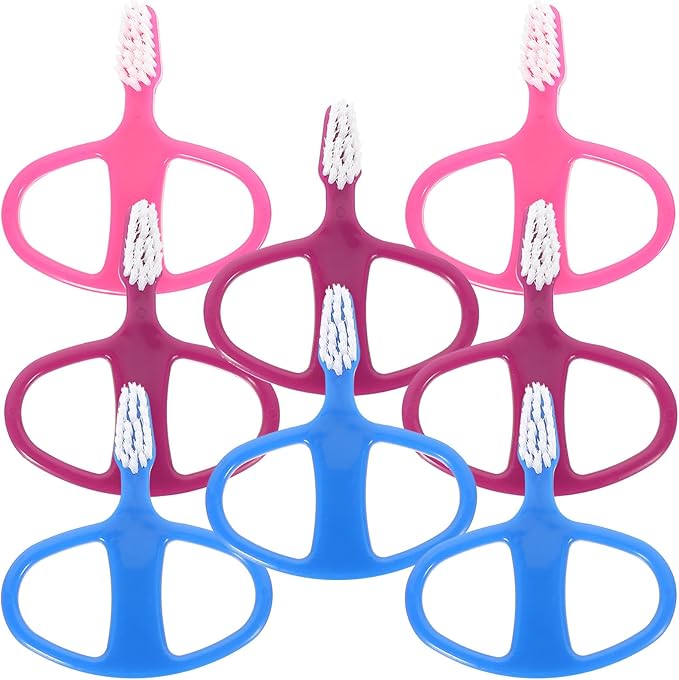 Manual Toothbrush with Extra Soft Bristles 9Pcs Multi-Hue Set for Daily Use and Travel Oral Care
