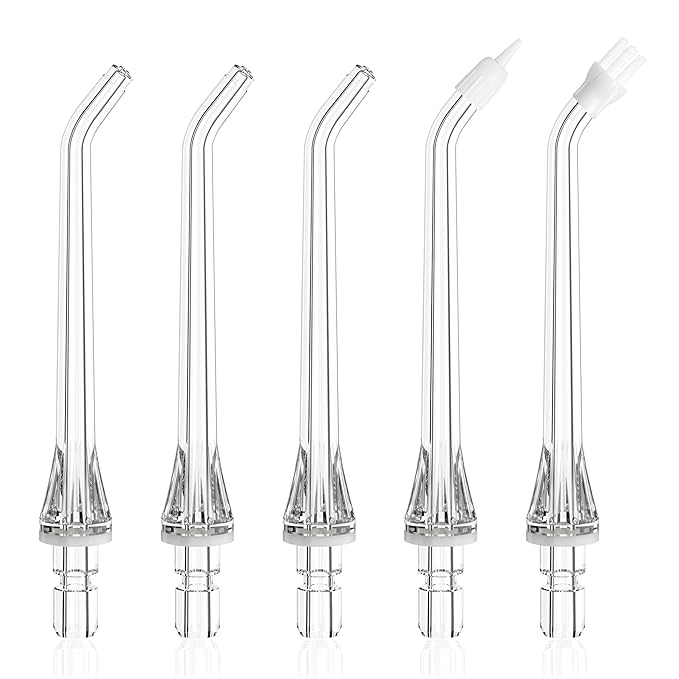 Replacement Heads for Onlyone Water Flosser, Only Compatible Onlyone FC5090 Water Flosser Replacement Tips Oral Irrigator Jet Tip(5 Tips Combo)