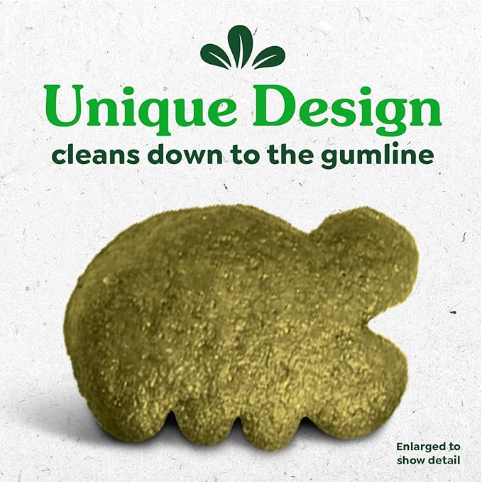 Greenies Feline Veterinarian-Recommended Adult Natural Dental Cat Treats, Oven Roasted Chicken Flavor, 2.1 oz. Pouch