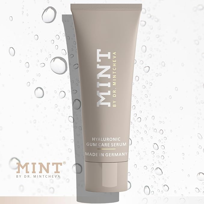 Mint Hyaluron Gum serum 75ml - Restorative Care for Stressed Gums - Against Bleeding Gums and Gum Recession - by Dr. Mintcheva