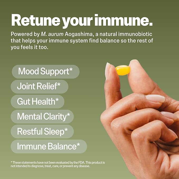 IMMY Immune Supplement for Mood Support and Gut Health, 30 ct. - Supports Joint Relief, Focus & Mood Support, Natural Calming Aid