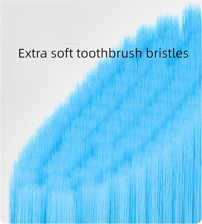 Extra Soft toothbrushes for Adults，Suitable for Sensitive Teeth and People with periodontal Disease,Big and Long Toothbrush Head. 【8 Count (Pack of 1)】