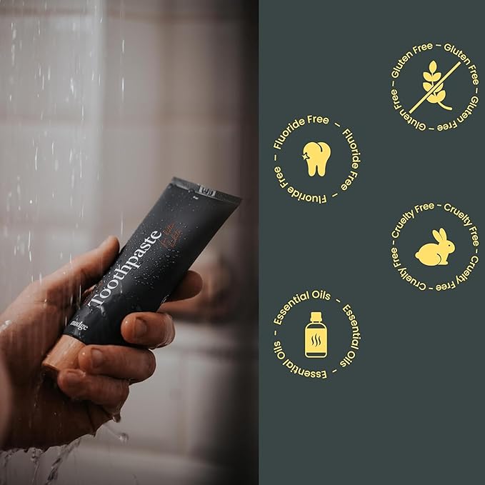 Nudge 10% Nano Hydroxyapatite Toothpaste, Remin+ Formula with Vitamin E, Fluoride-Free, SLS-Free, Helps Remineralize Enamel, Supports Dry Mouth Relief and Sensitive Teeth, Watermelon, 4 oz
