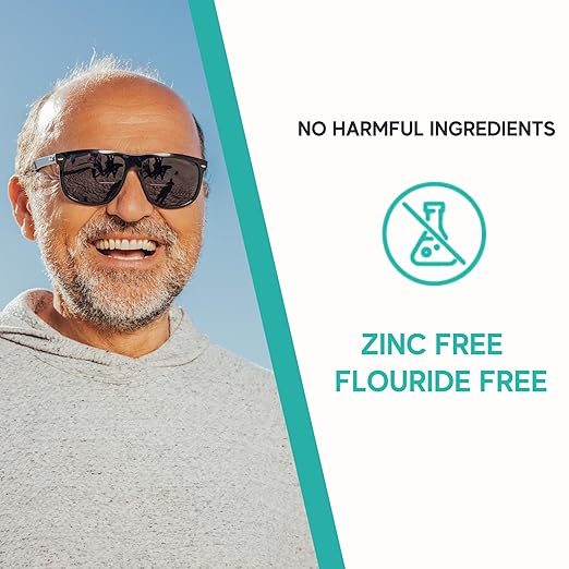 Extra Strong Denture Adhesive Cream, 12 Hour Hold Dental Glue, Waterproof, Zinc & Fluoride Free, Easy Apply Nozzle, Seals Food Out for Comfort, Mint Flavor (5 Pack, 7 Fl Oz)