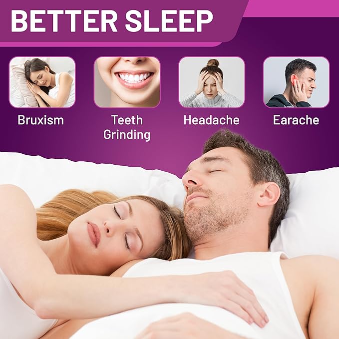 Comfortable Mouth Guard for Nighttime Use – Custom Fit Nighttime Oral Device – Multi-Use Teeth Protector for Comfort & Support – Men and Women - 8 Guards & 2 Sizes