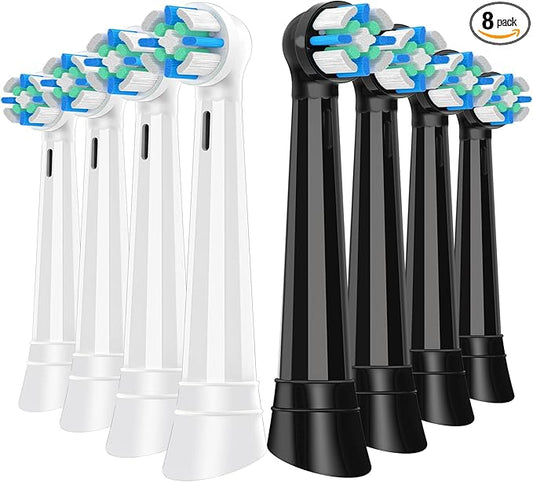 Toothbrush Replacement Heads for IO 2/3/4/5/6/7/8/9/10 Series Electric Toothbrush,Replacement Brush Heads Compatible with Oral B,8 Count
