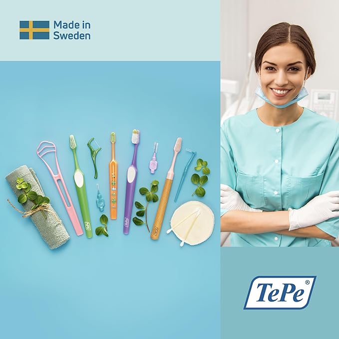 TePe Choice Toothbrush - (3 Replaceable Brush Heads)