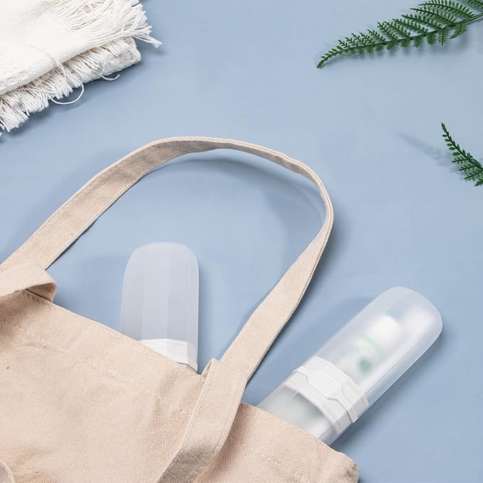 Yeeco Toothbrush Case 2 Packs, Transparent White Toothbrush Travel Case, Plastic Toothbrush Holder Travel, 7.9”×2.1”×1.2” Portable Toothbrush Case for Traveling