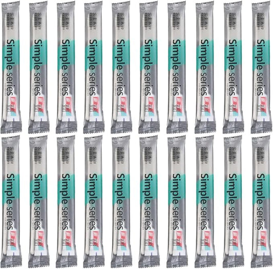 Disposabled Travel Toothbrush - 20-Piece Hygiene Kit, Pre-Loaded with Toothpaste, Portable Brushing with Individual Packaging, Orals Care Set, Hotel Amenity for Convenient Use