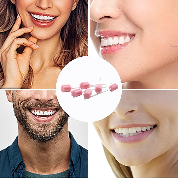 100 Pcs Disposables Orals Care Sponge Swabs Mouth Sponge on Stick Orals Care Sticks Mouth Swabs Tooth Tool