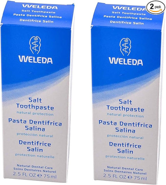 Weleda, Salt Toothpaste, 2.5 fl oz (75 ml) - 2pc