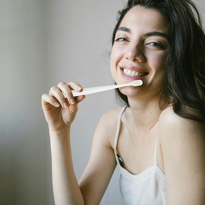 6pcs Soft Bristle Toothbrush Set for Adults Pregnant Women and Ultra Soft Segmented Bristles for Gentle Cleaning Compact Ergonomic Design for Thorough Oral Care Portable Travel