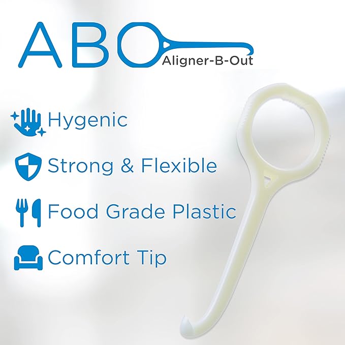 Aligner-B-Out v2 | Wild White 4 Pack | Invisalign Remover Tool & Aligner Remover Tool For All Aligners & Removable Retainers | Orthodontist Recommended Invisalign Accessories