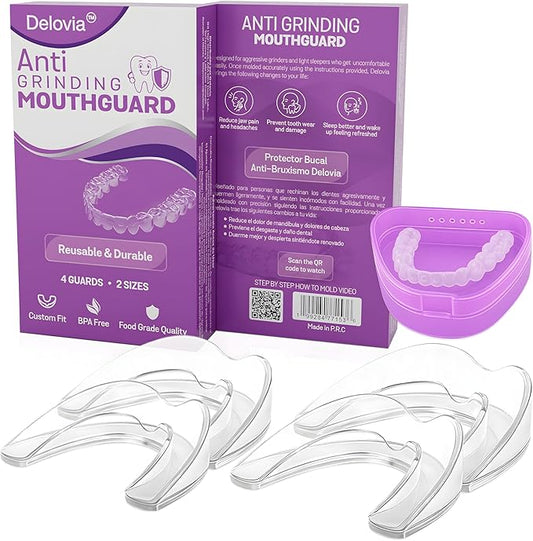 Grinding Mouthguard, Designed for Light Sleeper, Ultra Soft & Well-Fitting—All Without The Bulk