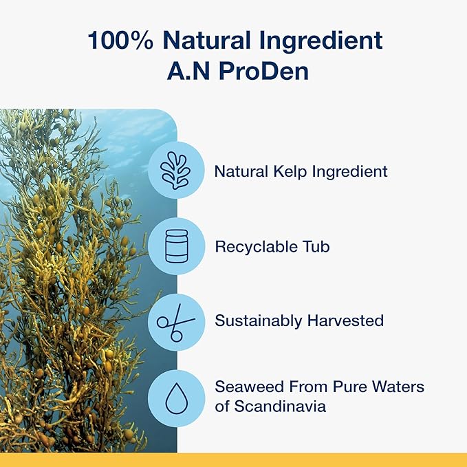 ProDen PlaqueOff Scoopables: Salmon-Flavored Dental Bites for Cats - Natural Kelp Formula for Plaque & Tartar Control, Freshens Breath- 45 Scoops