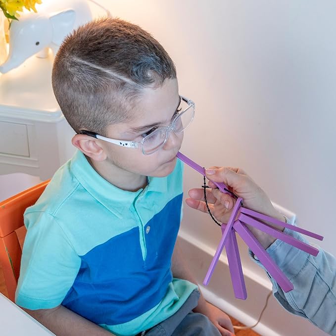 TalkTools Dental Bite Blocks Kit - Jaw Grading for Optimal Oral Motor Skills Development | Suitable for Kids and Adults Seeking Enhanced Jaw Stability and Control - Purple (2 Pack)