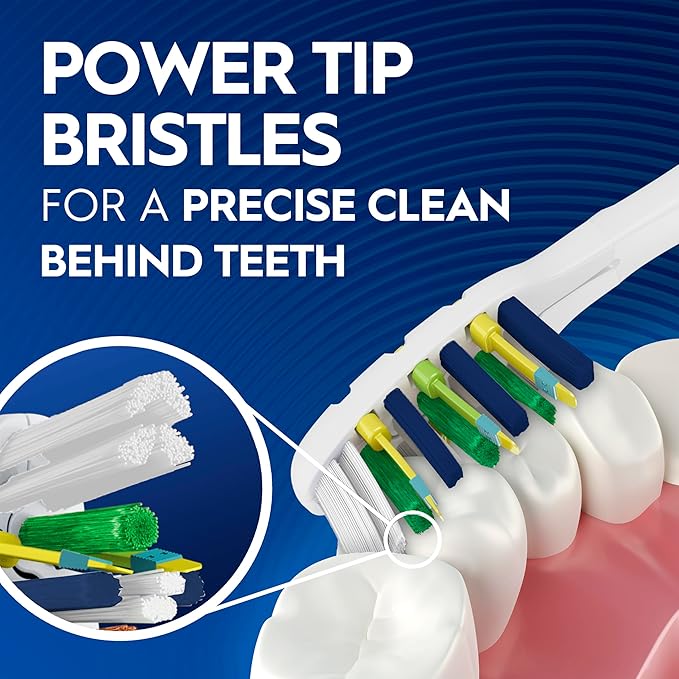 Oral-B Toothbrush, Vibrating Plaque Remover Pulsar, Vibrating Battery Toothbrush, Soft, 4 Count