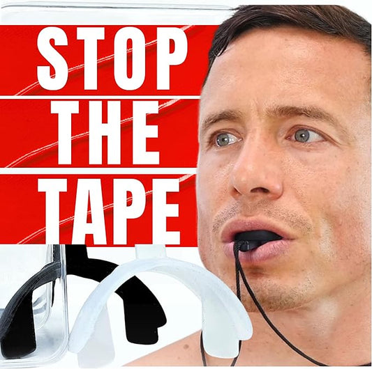 Better Than Mouth Tape for Sleeping MEW X AIR The 24 Hour Nose Breathing & Oxygen Enhancing Kit/Put Toxic Mouth Tape Sleep Tape & Nasal Strips in The bin/Reusable & Durable // Get Peak Performance
