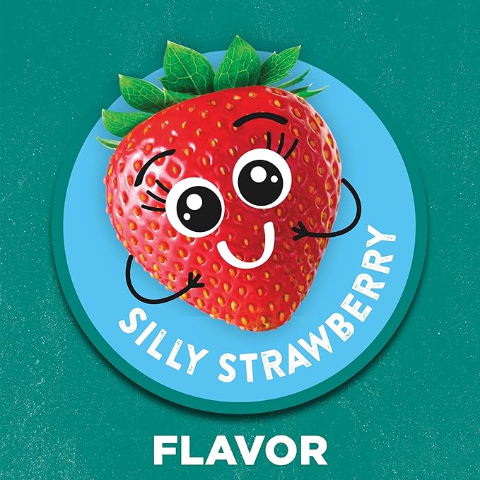 Tom's of Maine Natural Kid's Fluoride Free Toothpaste, Ages 2+, Silly Strawberry, 5.1 oz. 3-Pack (back in original formula)