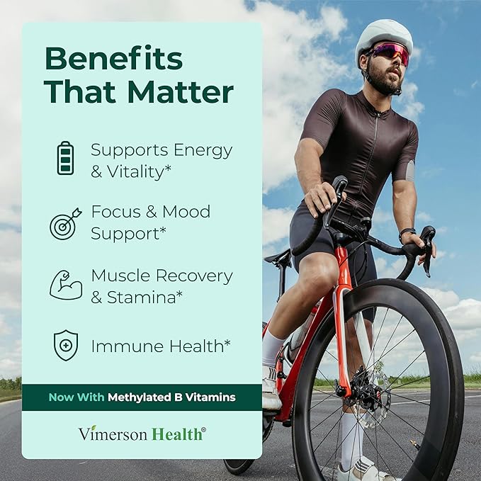 Multivitamin for Men – Methylated Mens Multivitamins & Multiminerals Capsules with Vitamin B12, A, D, C, Zinc, Magnesium & More for Complete Daily Support – High Potency Bioavailable Vitamins for Men