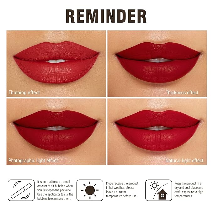 MAKI YIKA Green Lipstick for Women Color Stay Long Lasting Lipsticks, No Smudge Matte Liquid Lipstick Transferproof Cruelty-Free Lip Color, FORBIDDEN FOREST
