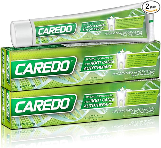 Toothpaste Gum Repair for Avoid Root Canal Therapy, Gingivitis Toothpaste fit Gum Care Pulpitis Pain, Mint Flavored 3.5 Oz x 2 Tubes, Both fit Youth Middle-Age & Elders Gift