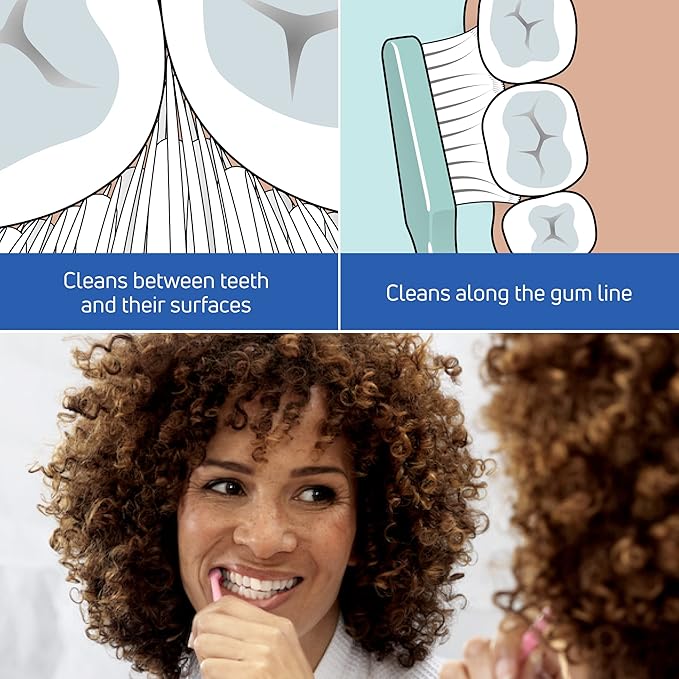 TePe Gentle Care Soft Toothbrush, Adult Post-Surgery Toothbrush for Sensitive Teeth and Gums
