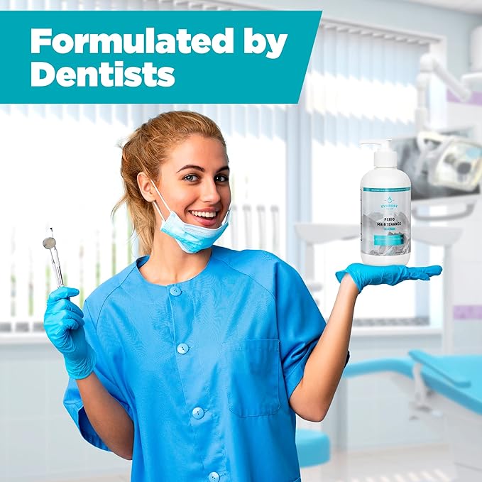 Perio Maintenance Alcohol Free Mouthwash – Concentrated Mouthwash for Bad Breath, Plaque, Sensitive Teeth, and Gingivitis or Gum Disease - Fresh Mint Flavored Fluoride Rinse Pack of 2 by Everest