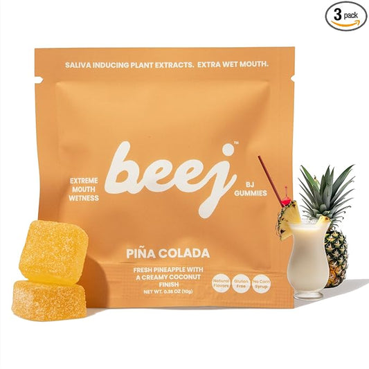 BJ Gummies, by BEEJ. Oral Sex Candy for Couples. (Piña Colada)