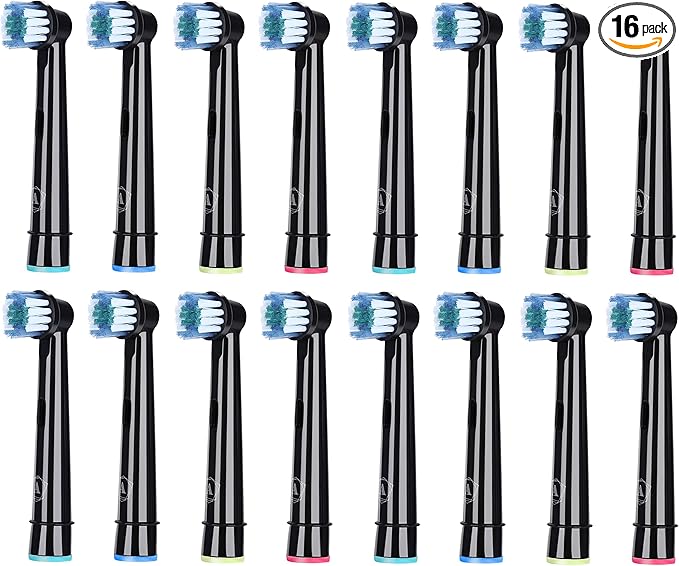 Toothbrush Head Compatible with Oral B - 16 Pack Aster Replacement Electric Professional Toothbrush Heads Deep and Precise Cleaning Brush Heads Toothbrush Heads Compatible with Oral B Braun