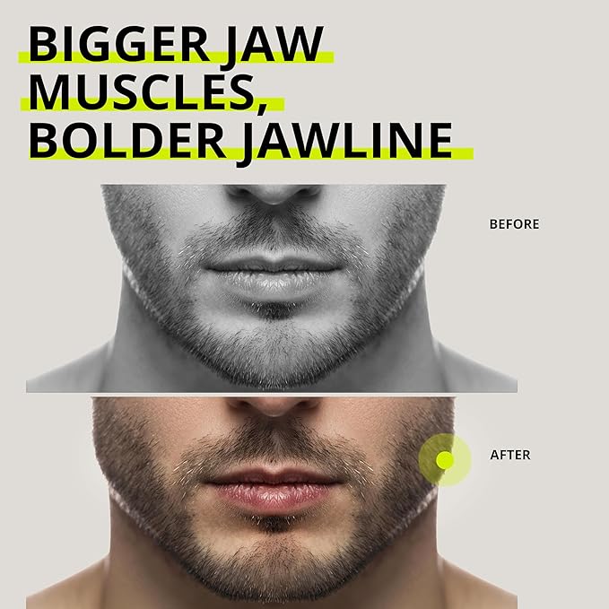 Jawliner® - Pioneers the Toughest Handmade 15x Harder Jawline Gum Includes 12 Weeks Coaching - Sugar-Free Ginger Lime Hard Gum - Jawline Exerciser for Mewing - Chewing Gum Shaping Jaw (2 Months Pack)