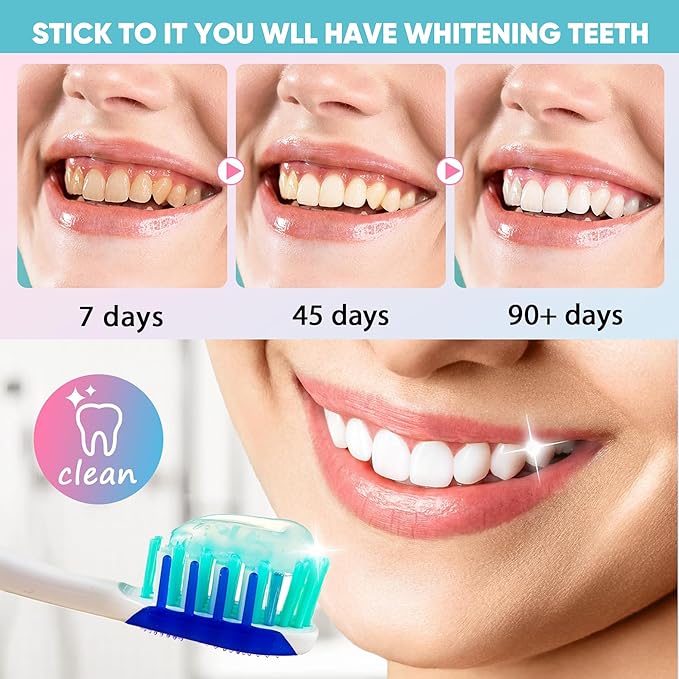 Niacinamide Whitening Toothpaste, Triple Action Whitening with Natural Gentle Care Deep Stains Radiant Smile Natural & Gentle Formula Fresh Breath (2)