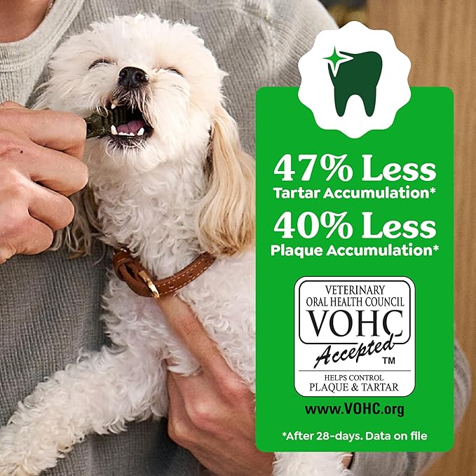 Greenies Veterinarian-Recommended Adult Natural Dental Dog Treats Petite Size, Original Flavor, 27 oz. Pack, 45 Count