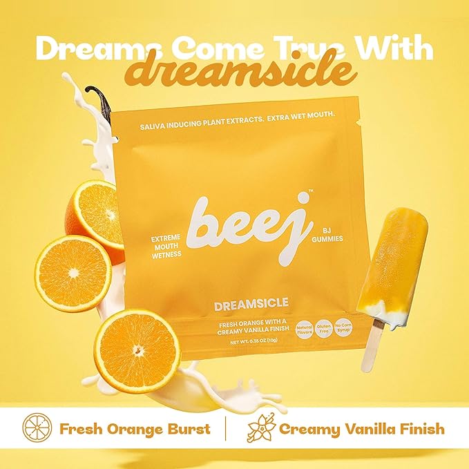 BJ Gummies, by BEEJ. Oral Sex Candy for Couples. (Dreamsicle)