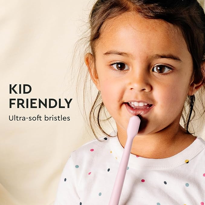 Boka Classic Manual Toothbrush with Extra Soft Activated-Charcoal, Tapered Bristles, Bioplastic Handle That Includes Travel Cap, Dentist-Approved, Great for Adults and Kids, Blue (Pack of 1)
