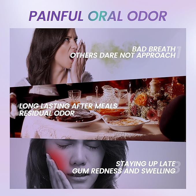 Oral Spray – Fresh Breath, Dual Cooling Experience & Convenient On-the-Go Design – Perfect for Freshening Breath Anywhere, Anytime (1 count)