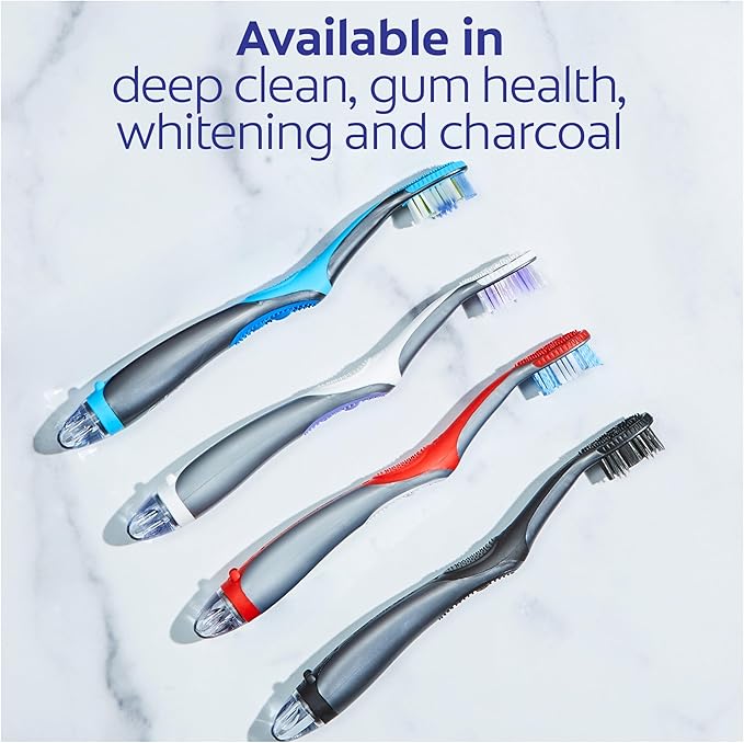 Colgate 360 Vibrate Deep Clean Battery Operated Toothbrush Pack, Disposable Electric Toothbrush with 1 AAA Battery Included, Whole Mouth Clean, 24 Pack